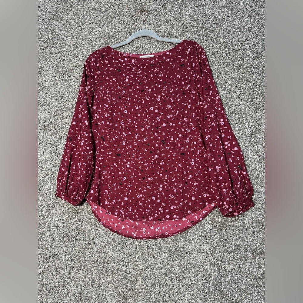 NWT Amazon Essentials Lightweight Georgette Blouson Sleeve Shirt Size XS - Picture 3 of 6